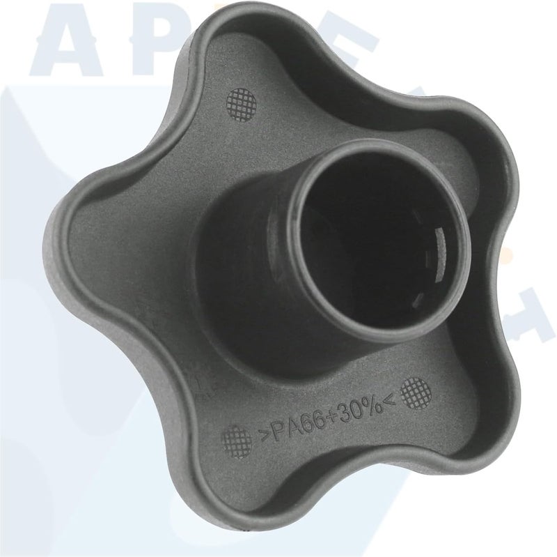 APPERFiT Seat Lumbar Support Knob Adjust Handle Front Driver/Passenger Side Gray Compatible with Chevy Colorado Trailblazer, GMC Canyon Envoy, Hummer H3 Truck 2005-2012 Replaces 88937780 - Image 2
